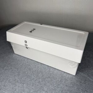 New IKEA Satting Cable Management Box With Lid White 905.346.25 Organization